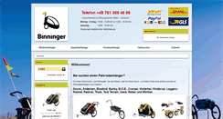 Desktop Screenshot of fahrradanhaenger-freiburg.de